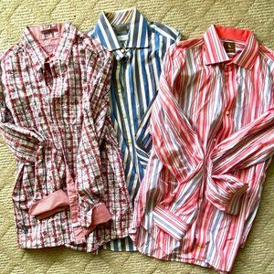 Mens dress shirt bundle of 3